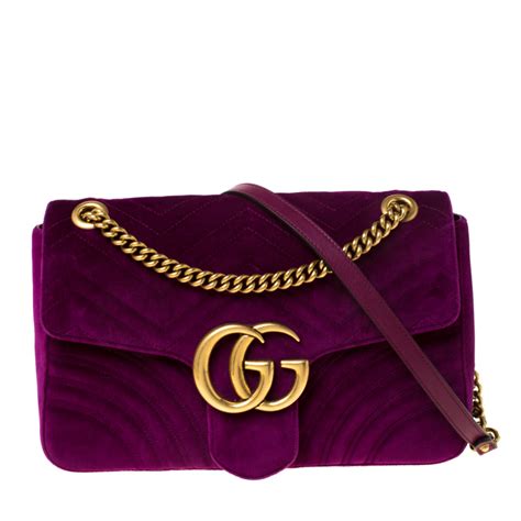 deep purple gucci|gucci shoulder bag.